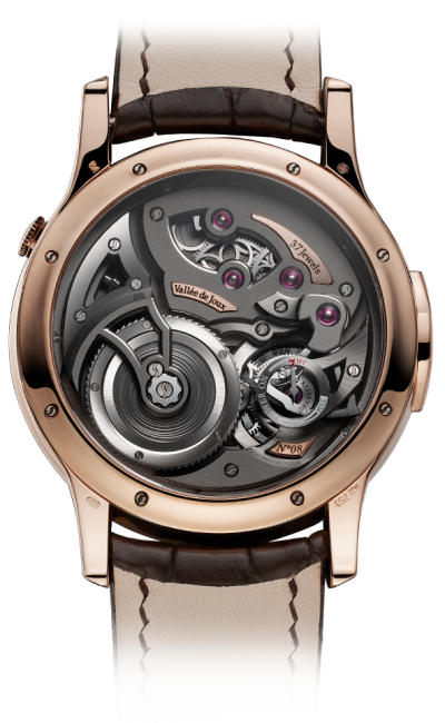 Red gold - Black enamel dial
