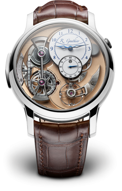 White gold - White enamel dial